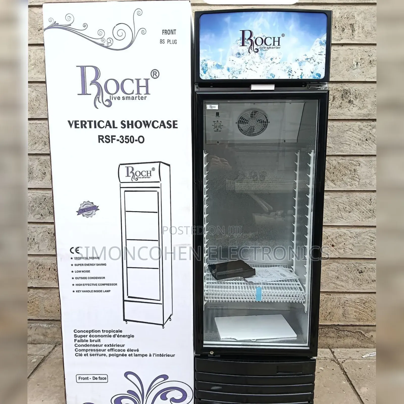 Roch 279l Vertical Showcase Chiller
