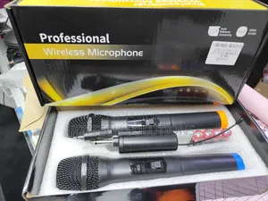 Portable Handheld Microphone Dual Channel Plug Play Dynamic