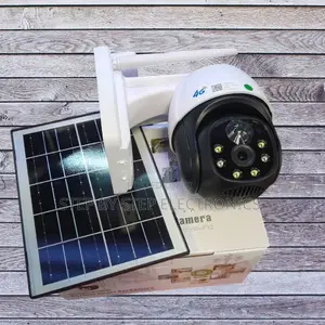 Full Color Night Vision 4g Simcard Outdoor Security PTZ Solar Camera
