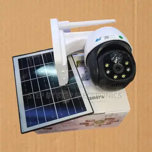 Android/Ios App Supports 4g Simcard Security PTZ Rotating Solar Camera