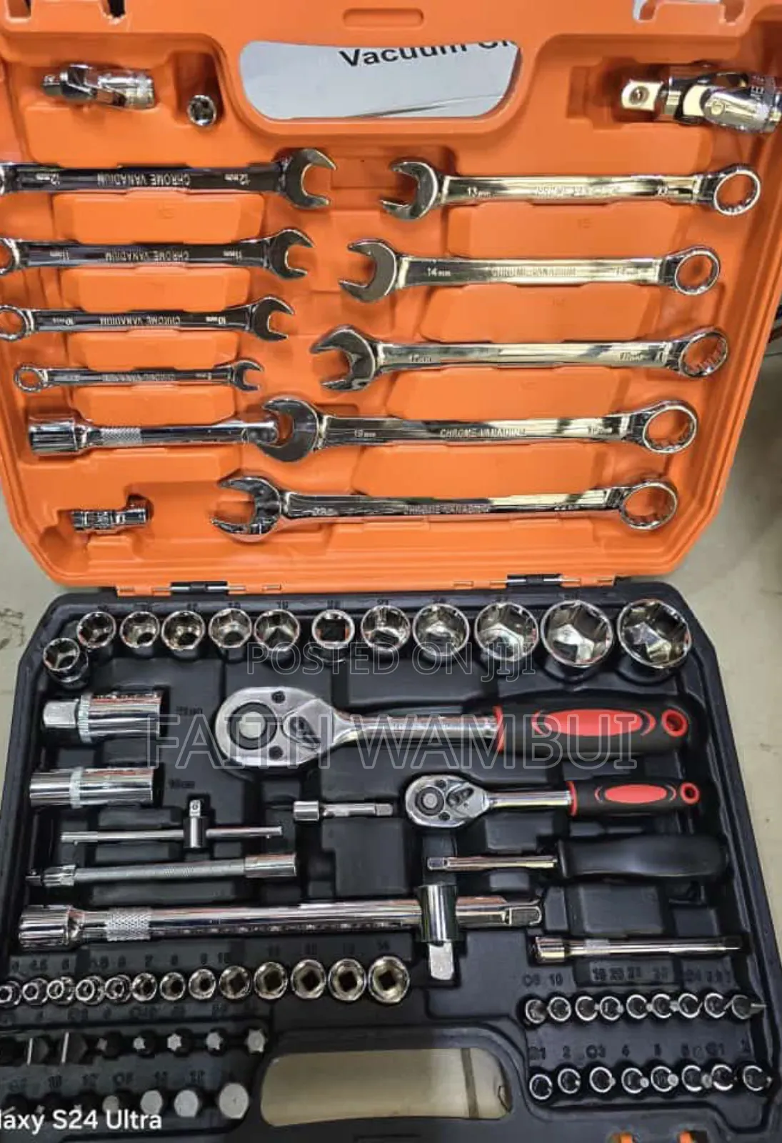 82 Piece Wrench Ratchet Socket Tool Box/Wrench Ratchet Socket Tool Box