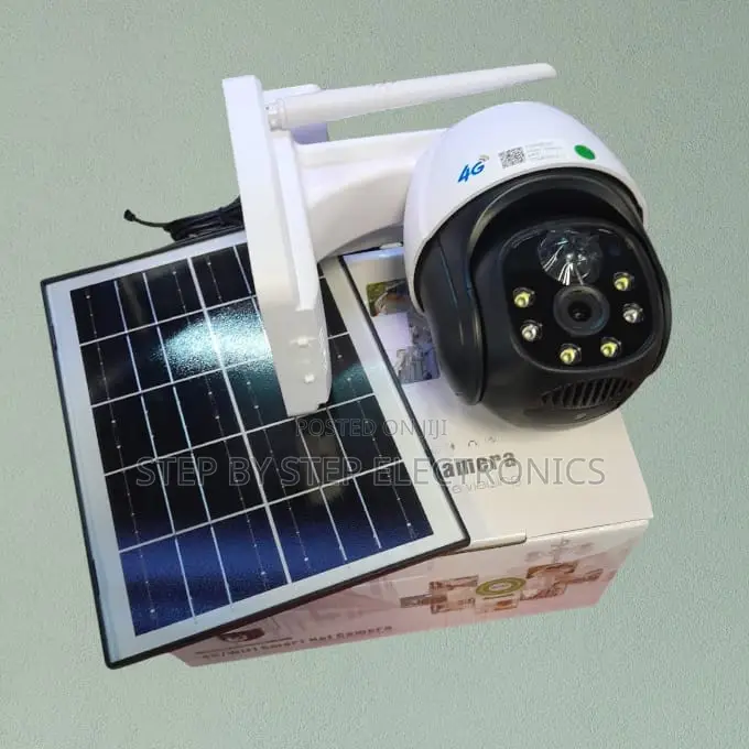 4g PTZ Rotating Outdoor Security Solar CCTV Camera With Pir Detection
