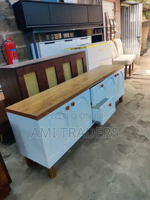 Designer White Tv Stand (6ft)