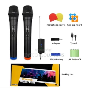 Professional Wireless Microphones Dynamic Microphone System.