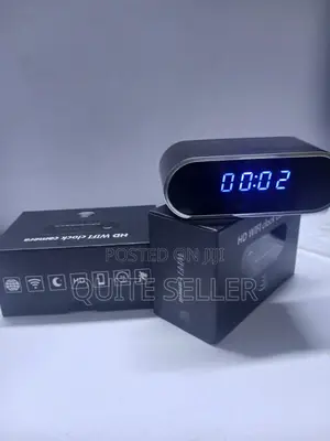 New Digital Table Clock Wifi Spy Camera