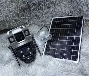 Advanced Dual Lens Solar Camera V380 Enabled