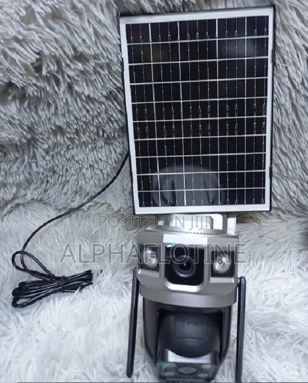 Antitheft CCTV Camera Dual Lens Solar Camera Wifi Supported