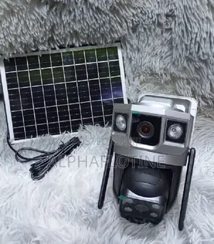 Outdoor Security Camera Dual Lens (Wifi)Solar Powered