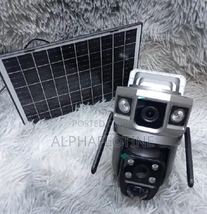 4g,Dual Lens,Solar Powered Security Camera for Outdoor Use