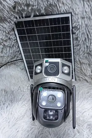 4g Solar CCTV Camera V380(Double Lenses)