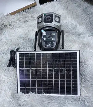 Double Lens V380 Pro Smart Camera 4g Connectivity Solar Powered