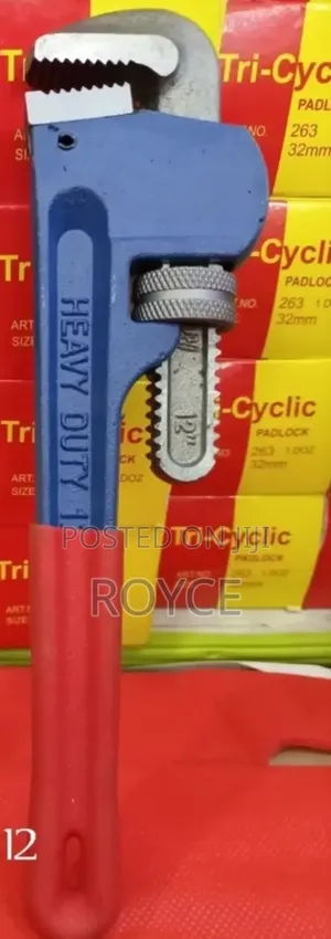 Heavy Duty Pipe Wrench- 12"