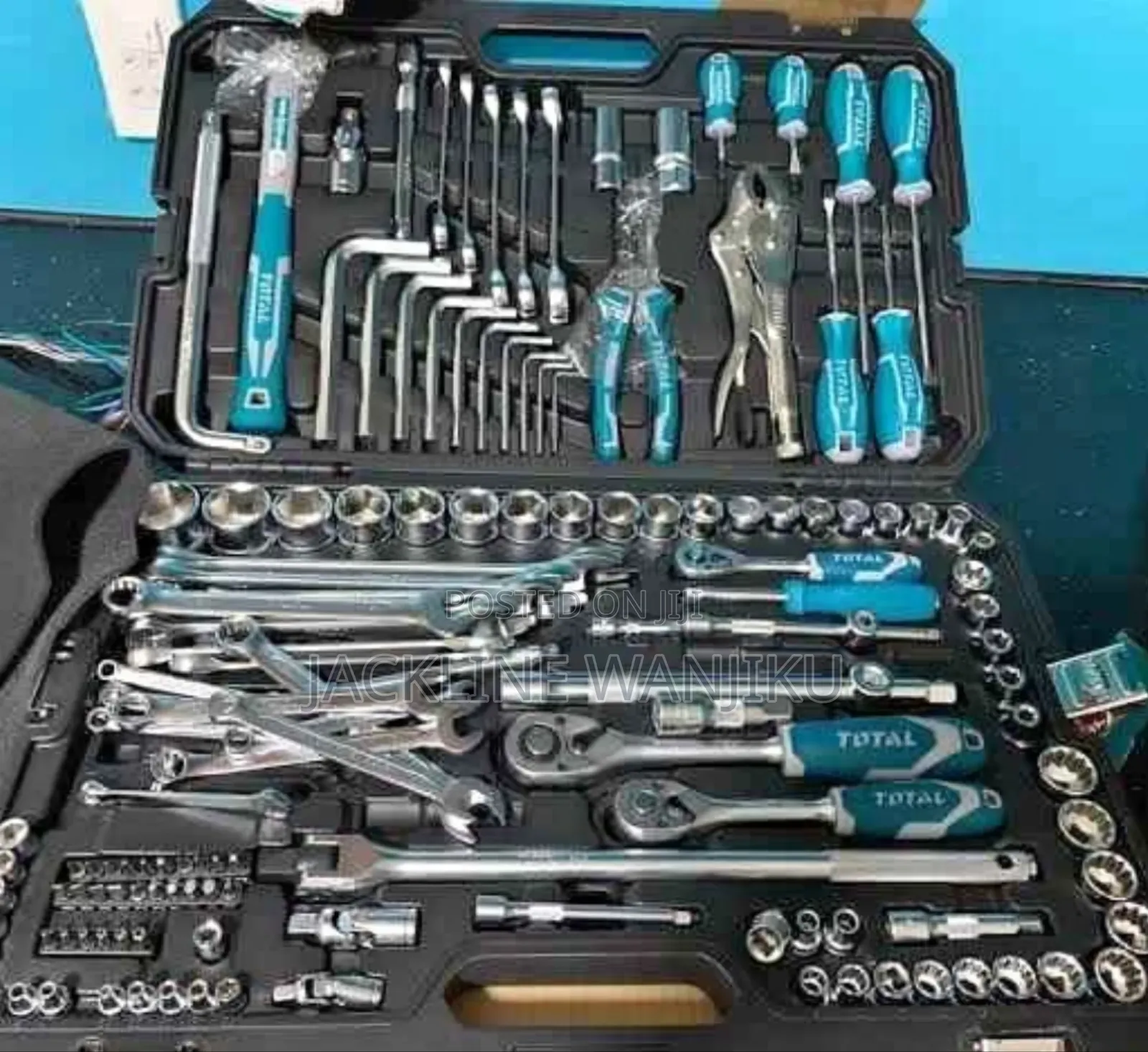 Total Combination Tool Set With Spanners,Wrench Sets,Bits,Socket Set