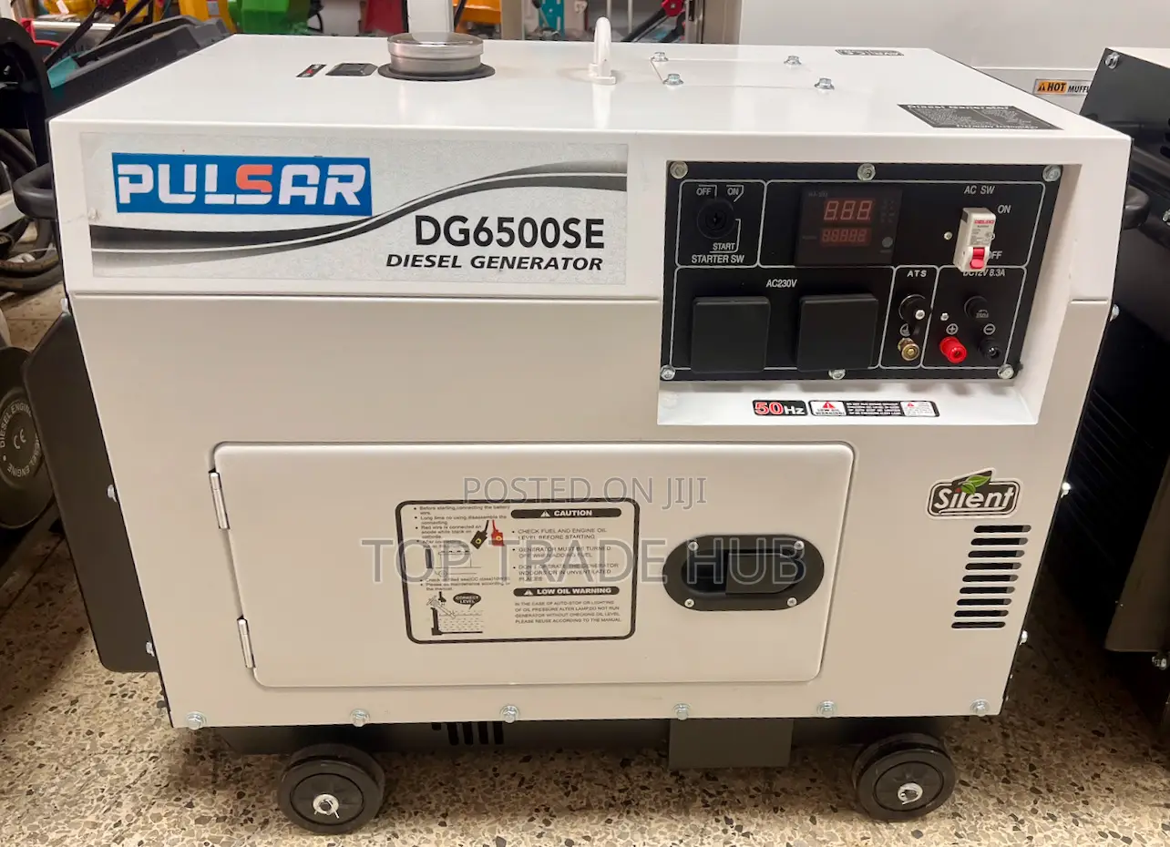 7.5kva Pulsar Diesel Silent Generator With Ats Single Phase