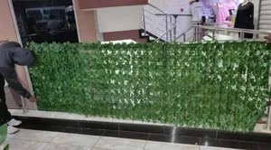 Balcony Artificial Green Privacy Fence for Dust Trapping