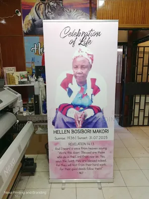Eulogizing Banners And Portraits