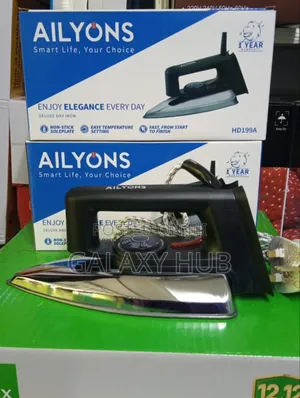Ailyons Hd-199a Electric Dry Iron Box Silver