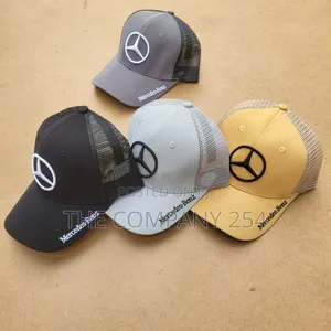 Quality Baseball Unisex Branded Polo, Mercedes Plain Caps