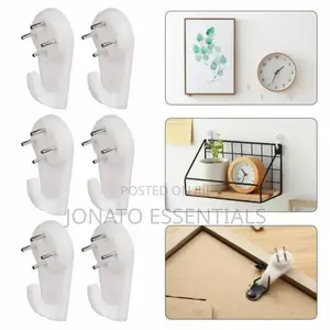 5pc Picture Hangers Hooks, Wall Hooks for Frames Clocks