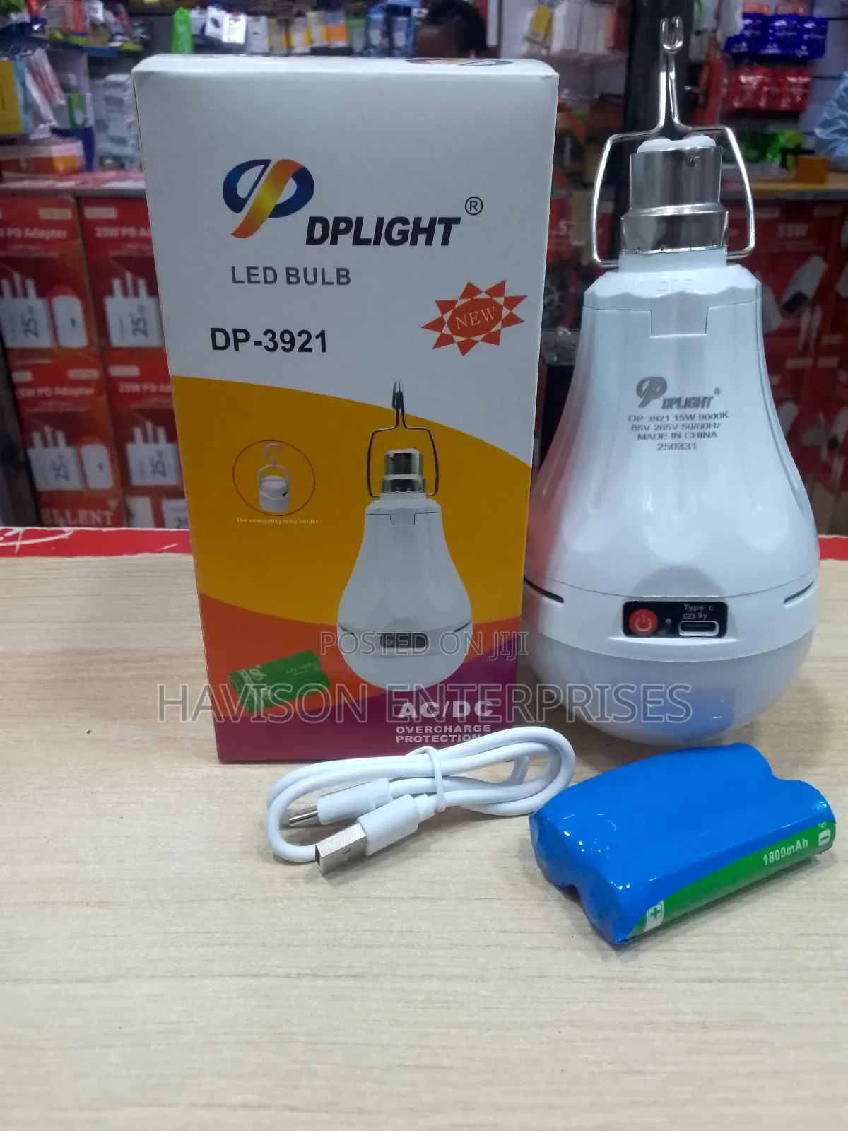 15w Rechargeable Intelligent Bulb