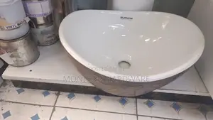 Sink Countertop (Brown and White)
