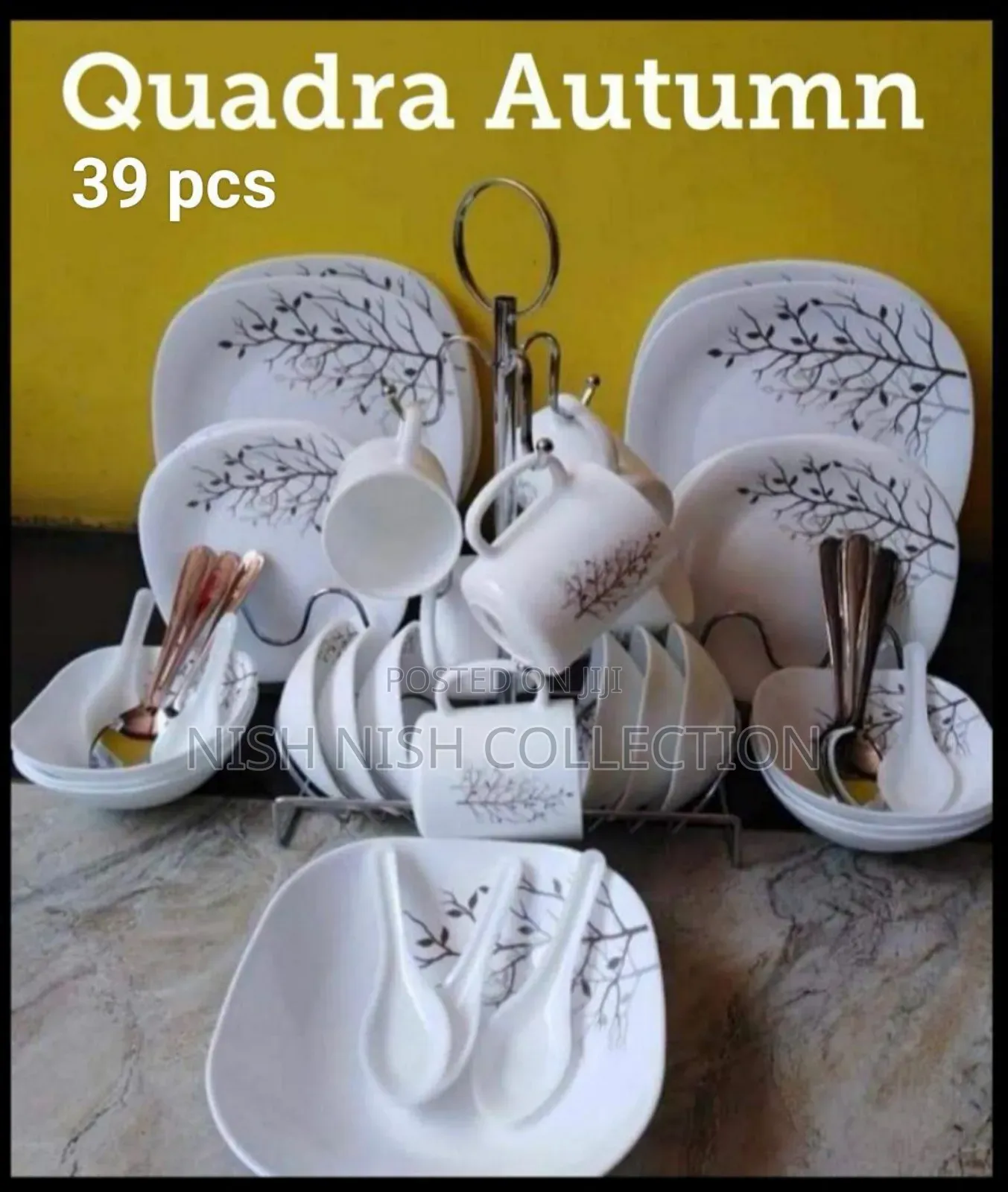 39 Pieces Quadra Dinner Set