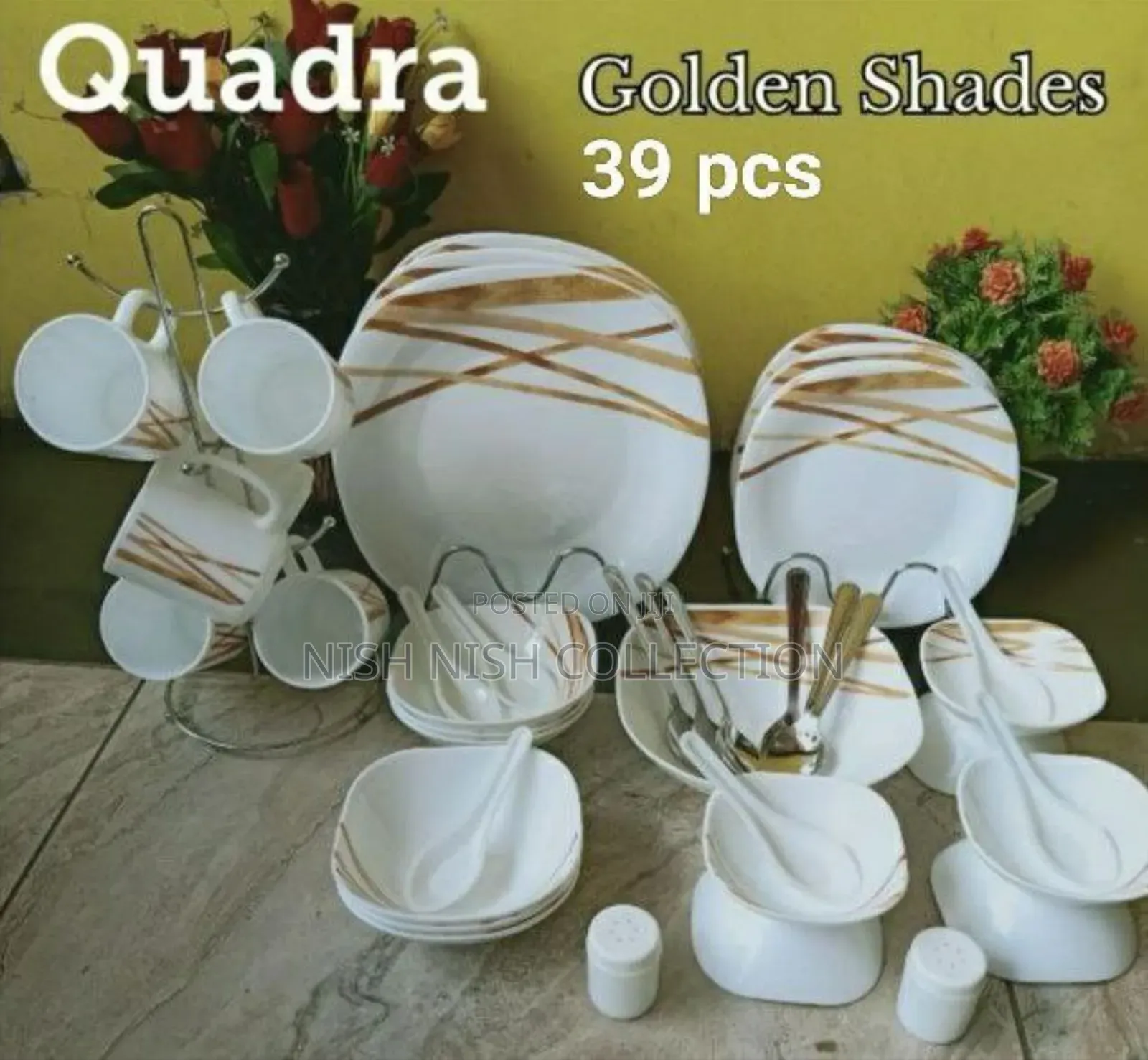 39 Pieces Quadra Dinner Set