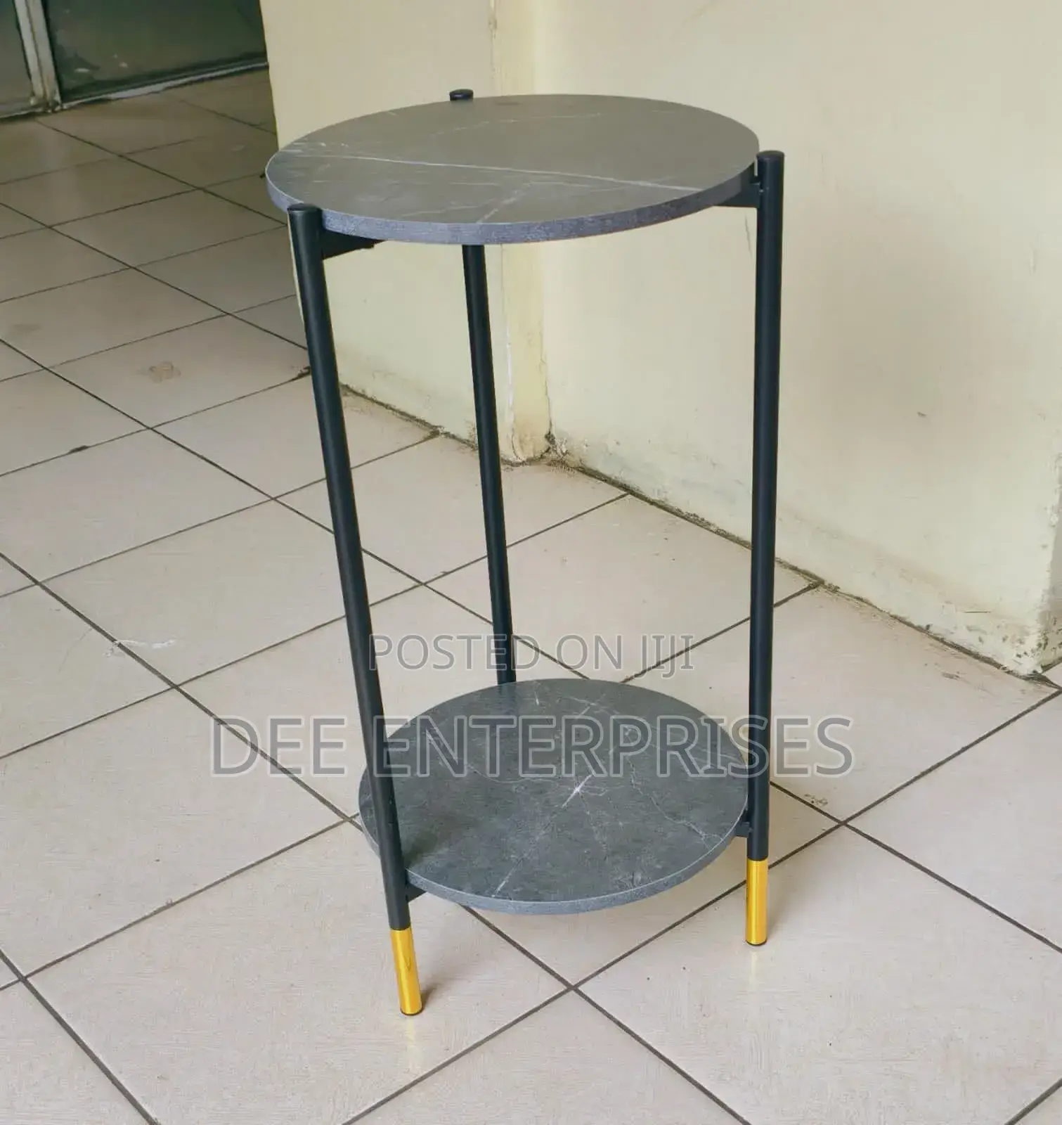 Classy Table With Marble Effect