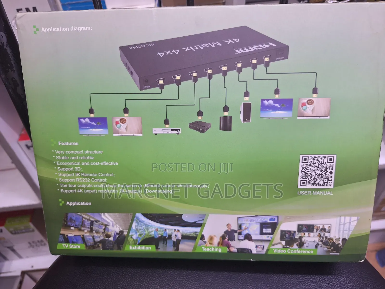 4 × 4 Hdmi Matrix 60 Hz 4 Input 4 Output