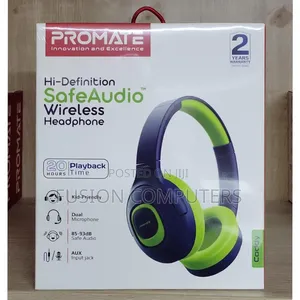 Promate Coddy Hi-Definition Safeaudiotm Wireless Headphone