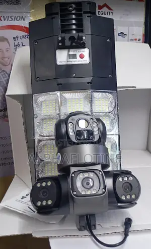 Ai Solar Camera +Lighitng 2in 1 V380 Flood Street Camera