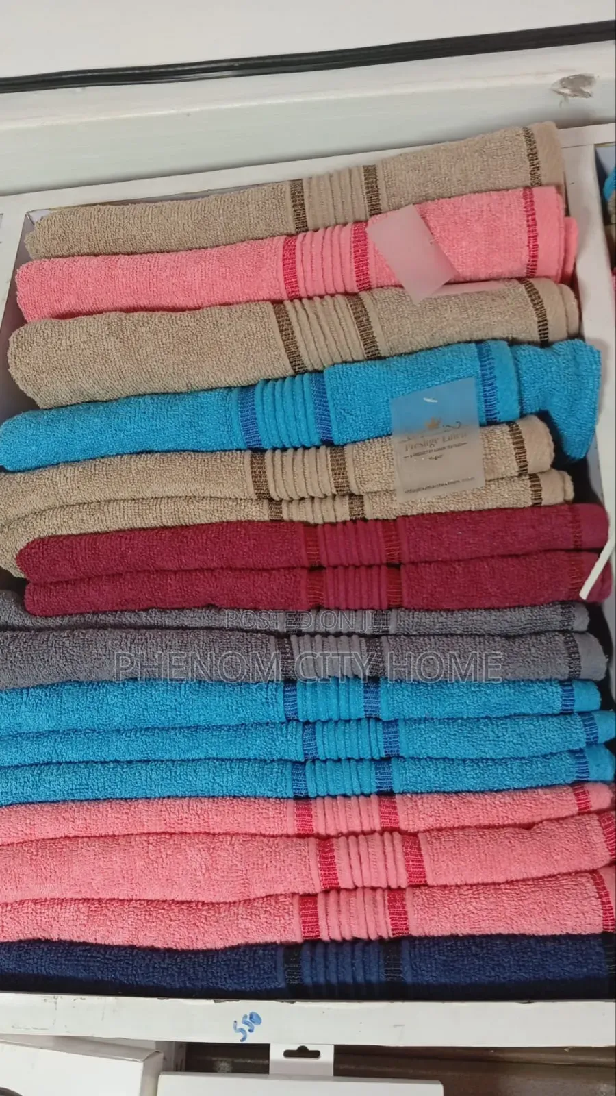 Medium Coloured Towels