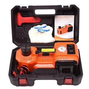Car Jack 5ton 12v Hydraulic Jack With Built in Led Torch Compressor