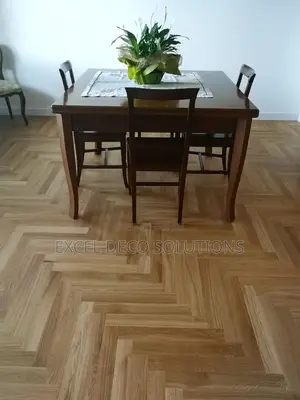 Luxury SPC Herringbone Flooring – KSH 2,800/SQM (128x610mm Planks)