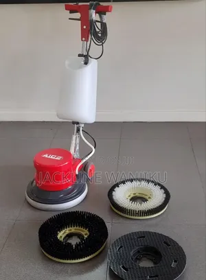 Sc-005 Aico Japan Floor Scrubber With 2 Brushes and Pad A