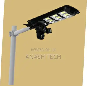 Solar Powered Camera on 450w Led Solar Street Lamp