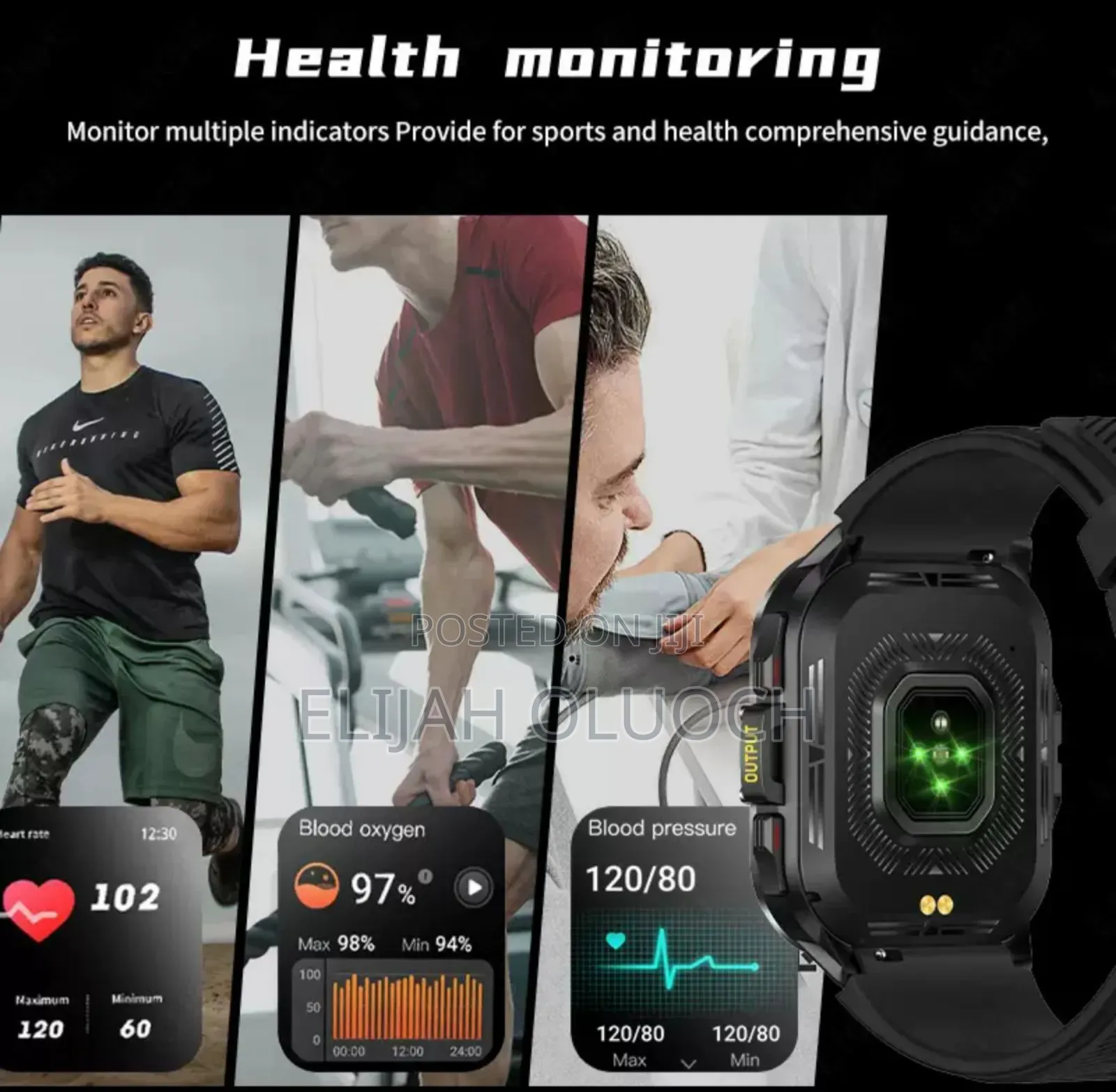 Lige New 1.52 Inch Screen Bluetooth Call Smartwatch