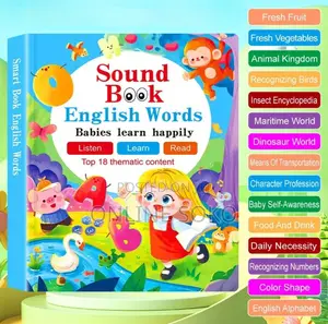 Toddler Interactive Sound Book – Educational Learning Toy for Kids