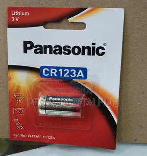 Panasonic Cr123a Lithium 3volts Battery Card