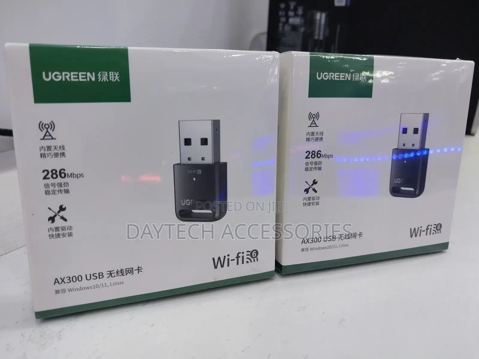 Ugreen Wifi6 Wireless Dualband 2.4g 5g Usb Wifi Adapter