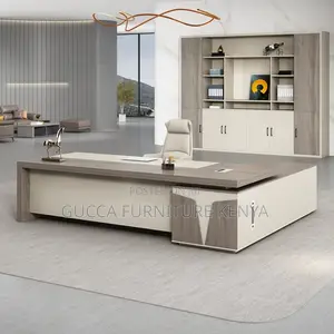 Office Table: Executive 1800mm Wide Staff Office L-Table