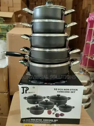 10 Pieces Heavy Duty Jp Non Stick Cookware Set