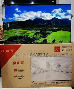 Vitron  55 Inches 4k Webos Frameless Smart Android Tv
