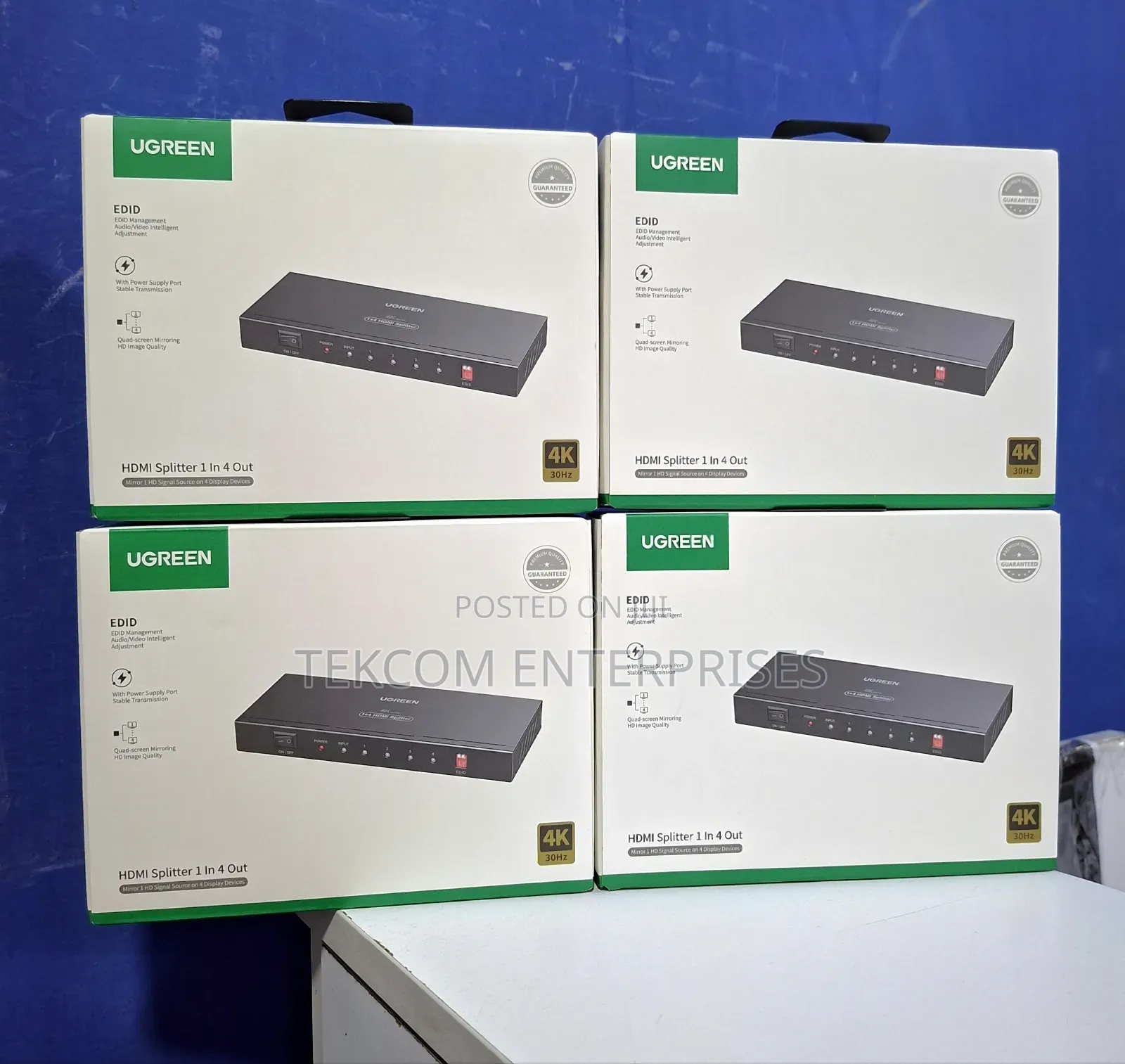 Hdmi Splitter ^°1in 4~Out ||Ugreen Hdmi Splitter(Ug-40202uk)