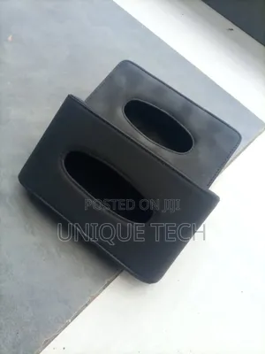 Car Tissue Holder Leather Material Universal Fit for Cars