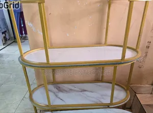 High Quality Oval Single Pieces Glass Effect Marble Table 