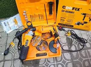 Coofix Combo , Impact Drill + Angle Grinder