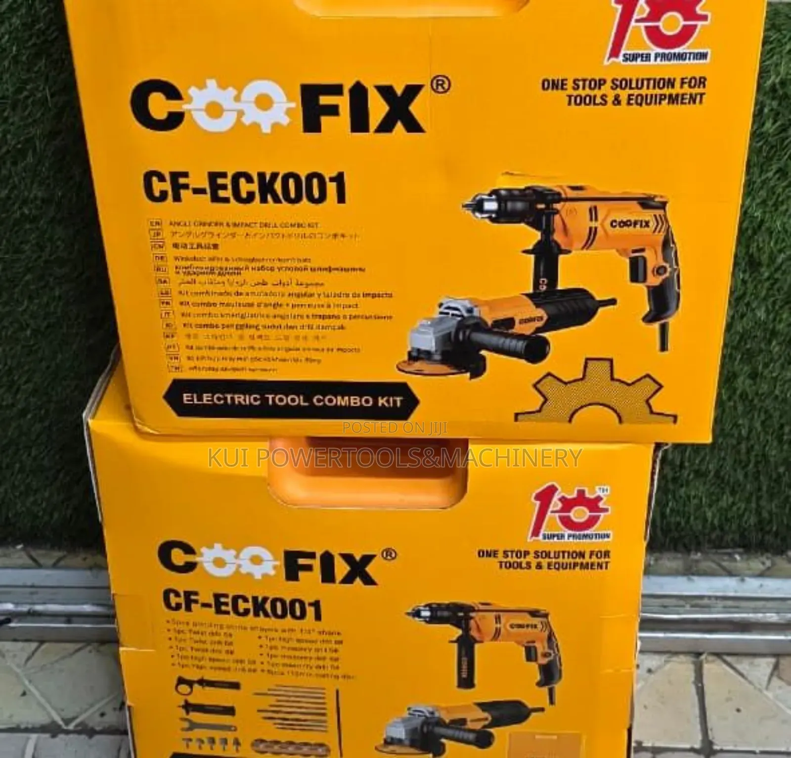 Coofix Combo , Impact Drill + Angle Grinder