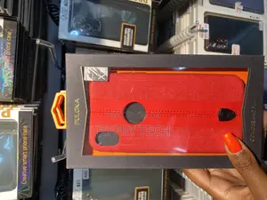 Red Puloka iPhone Xr Protective Leather Back Case