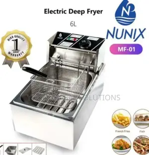 Single Deep Fryer Machine - 6l-2500w Nunix